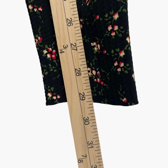 Victoria Beckham Spring Summer 2015 Black Floral Print Skinny Pants - Picture 7 of 9